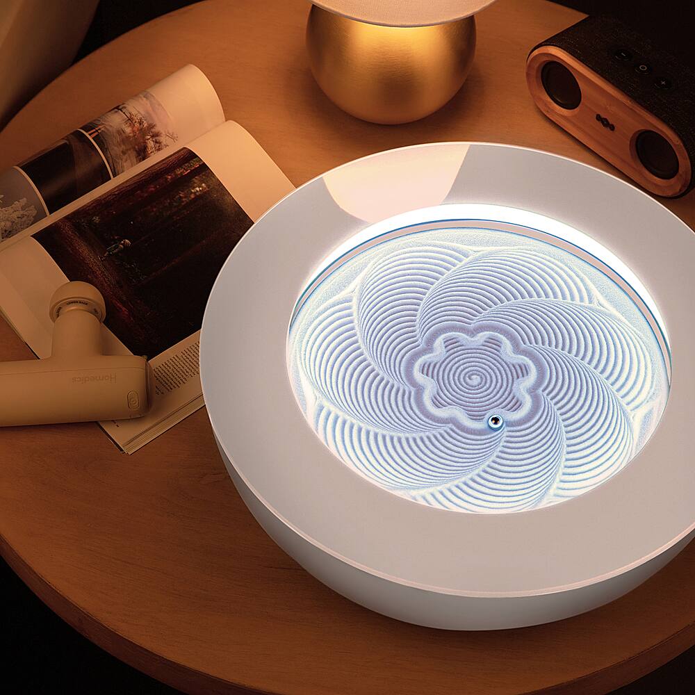 Alt View 15. Homedics - drift Meditation Sand Table 16” - Cream.