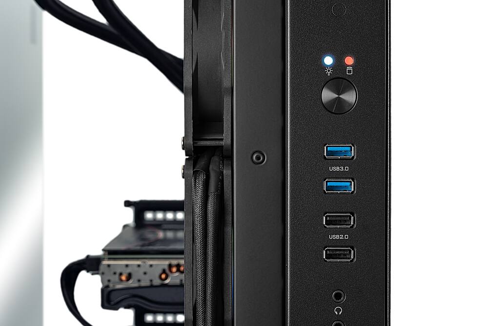 Alt View 12. Thermaltake - Shadow 360 Gaming Desktop - AMD Ryzen 5 5600X - 16GB Memory - NVIDIA GeForce RTX 3060 - 1TB NVMe M.2 - Black.