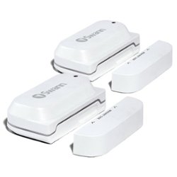 Swann - Wireless Window and Door Alert Sensor (2-pack) - White - Front_Zoom