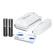 Left. Swann - Wireless Window and Door Alert Sensor - White.