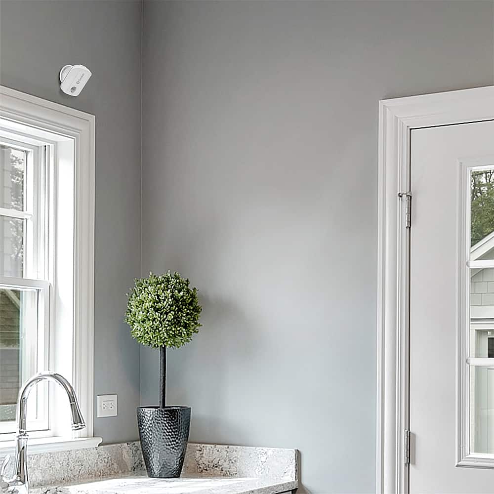 Alt View 12. Swann - Wireless Motion Alert Sensor (2-pack) - White.