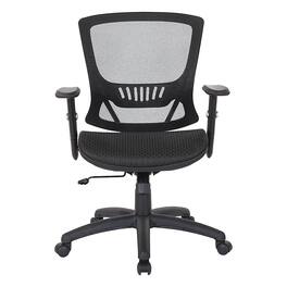 OSP Home Furnishings - Mesh Adjustable Managers Chair - Black