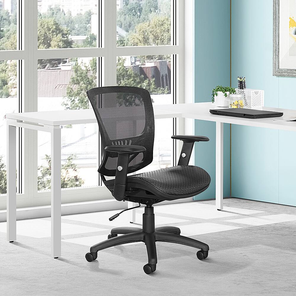 Alt View 13. OSP Home Furnishings - Mesh Adjustable Managers Chair - Black.