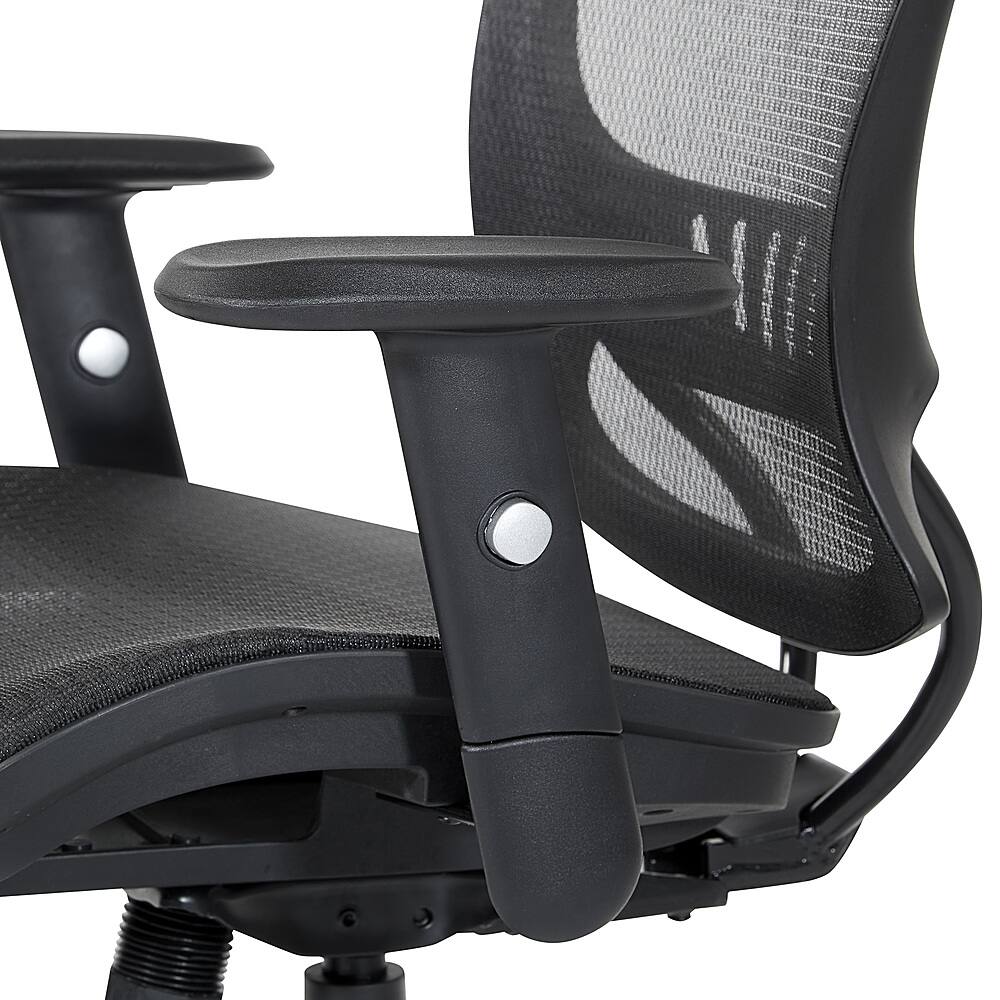 Alt View 14. OSP Home Furnishings - Mesh Adjustable Managers Chair - Black.