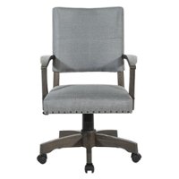 OSP Home Furnishings - Santina Bankers Chair - Gray - Front_Zoom