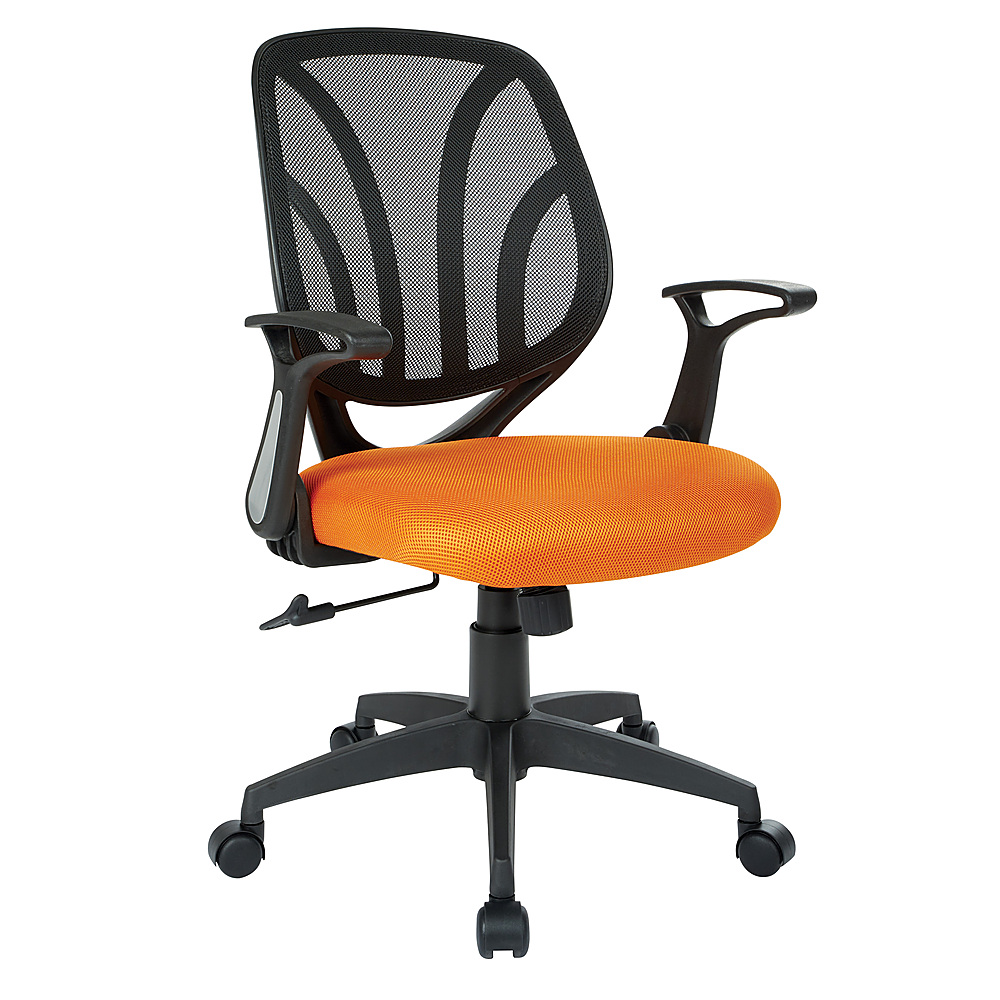 OSP Home Furnishings Screen Back Adjustable Task Chair Orange