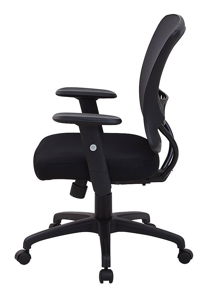 Left. OSP Home Furnishings - Mesh Back & Seat Adjustable Task Chair - Black.