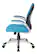 Left. OSP Home Furnishings - Mesh Seat and Screen Back Managers Chair - Blue.