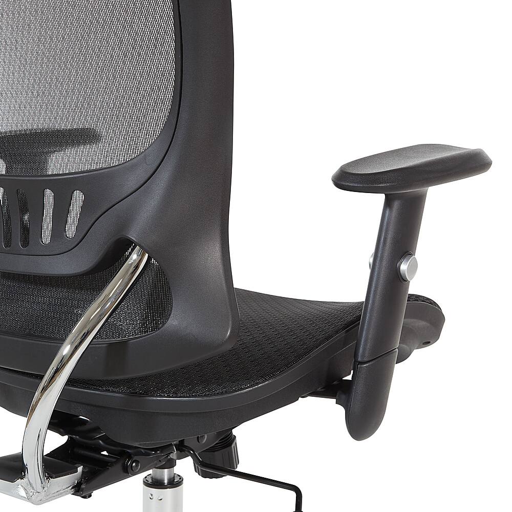 Alt View 14. OSP Home Furnishings - Mesh Screen Seat and Back Adjustable Manager's Chair - Black.