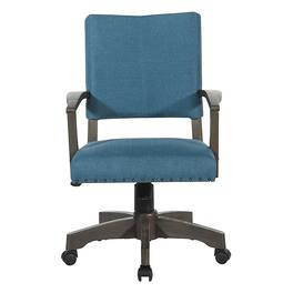 OSP Home Furnishings - Santina Bankers Chair - Blue