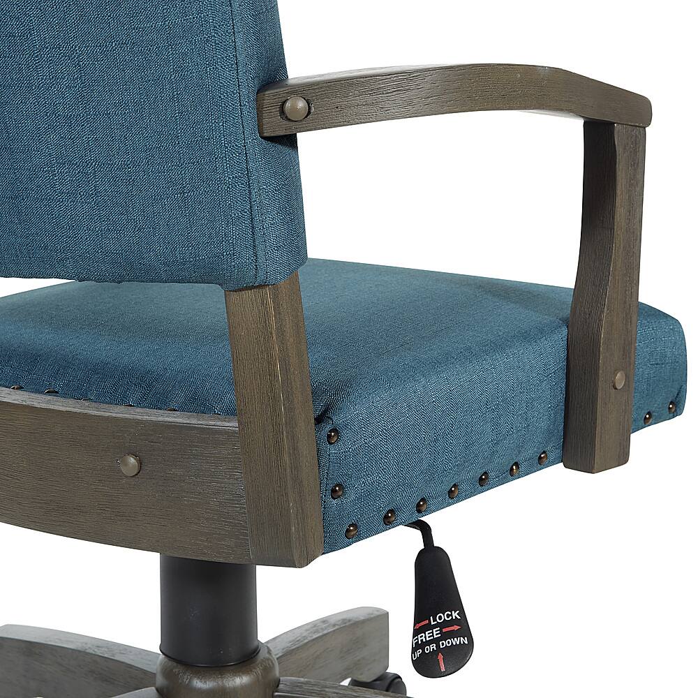 Alt View 15. OSP Home Furnishings - Santina Bankers Chair - Blue.