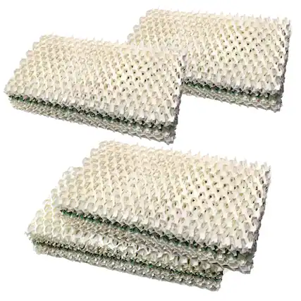 Front. HQRP - 4-Pack HDC411 Humidifier Wick Filter Replacements for AIRCARE Horizon HD3120DCN, Titan TE3140DSLV-EC, Canyon 14416A.
