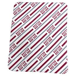 Logo Brands - 50" x 60" Classic Vertical Stripe Fleece Throw Blanket - Multicolor