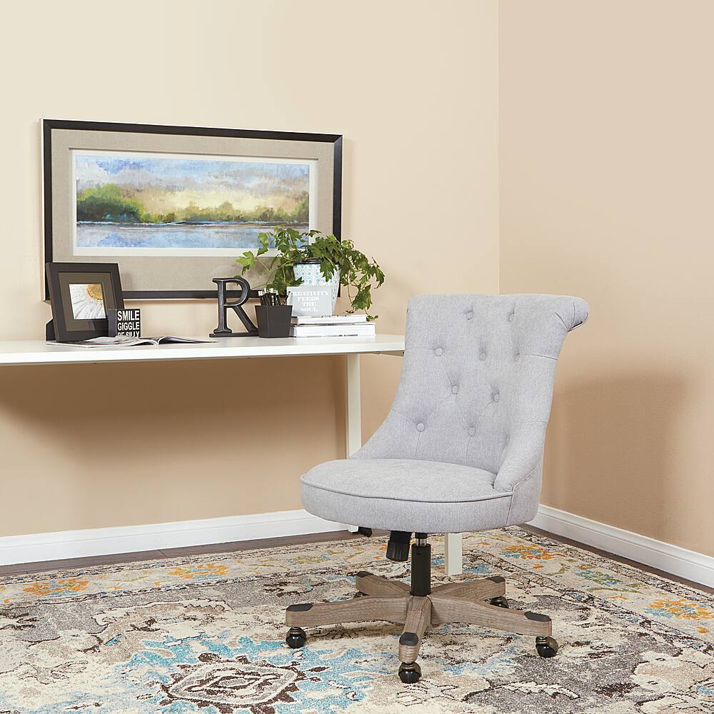 Alt View 13. OSP Home Furnishings - Hannah Tufted Office Chair - Fog.