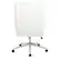 Alt View 12. OSP Home Furnishings - Modern Scoop Office Chair - White.