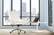 Alt View 13. OSP Home Furnishings - Modern Scoop Office Chair - White.