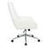 Left. OSP Home Furnishings - Modern Scoop Office Chair - White.