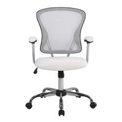 OSP Home Furnishings - Gianna Task Chair - White - Front_Zoom