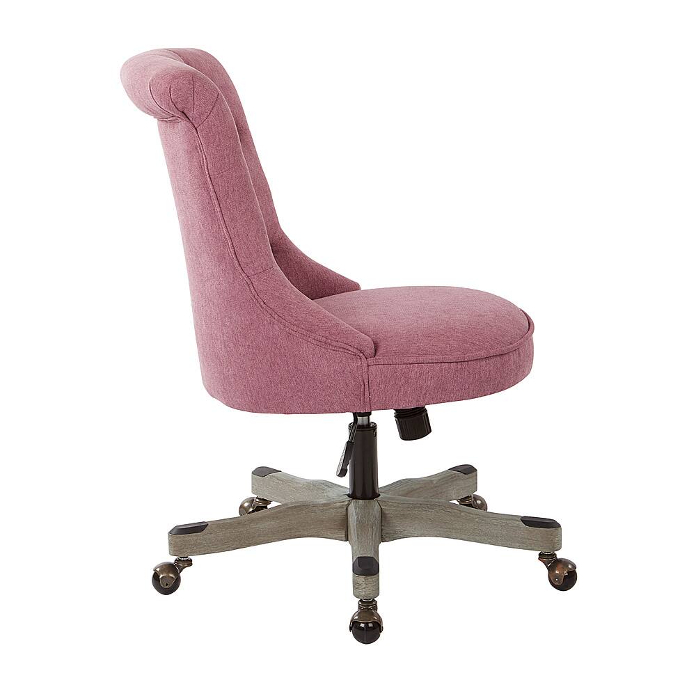 Left. OSP Home Furnishings - Hannah Tufted Office Chair - Orchid.