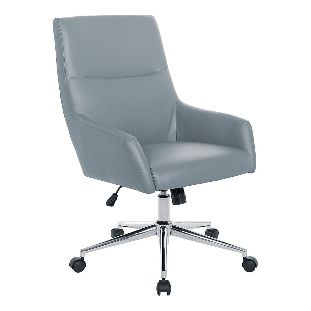 Angle View: OSP Home Furnishings - Modern Scoop Office Chair - Charcoal