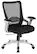 Angle. OSP Home Furnishings - Screen Back Office Chair with Mesh Seat - Black.