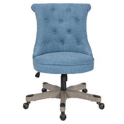 Front. OSP Home Furnishings - Hannah Tufted Office Chair - Sky.