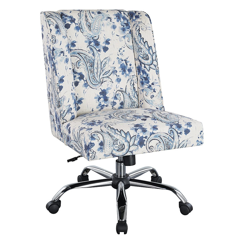 Best Buy: OSP Home Furnishings Westgrove Managers Chair Blue Paisley ...