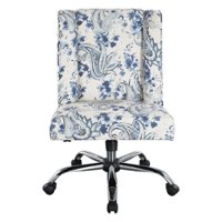 OSP Home Furnishings - Westgrove Managers Chair - Blue Paisley - Front_Zoom