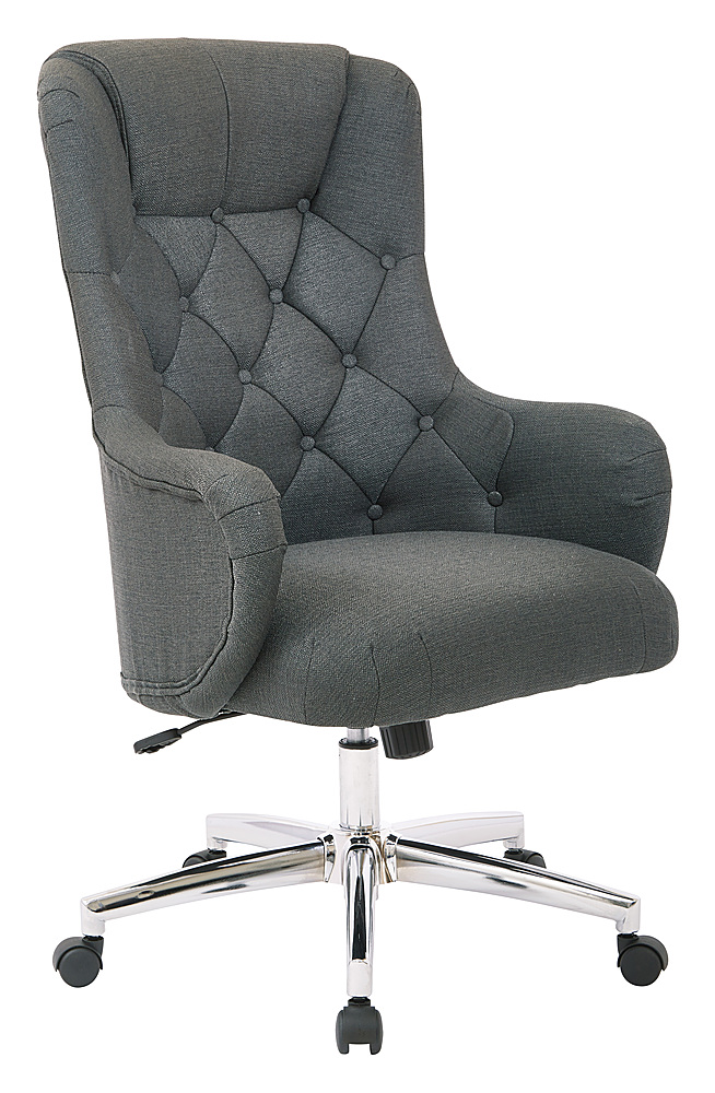 Angle View: OSP Home Furnishings - Ariel Desk Chair - Charcoal