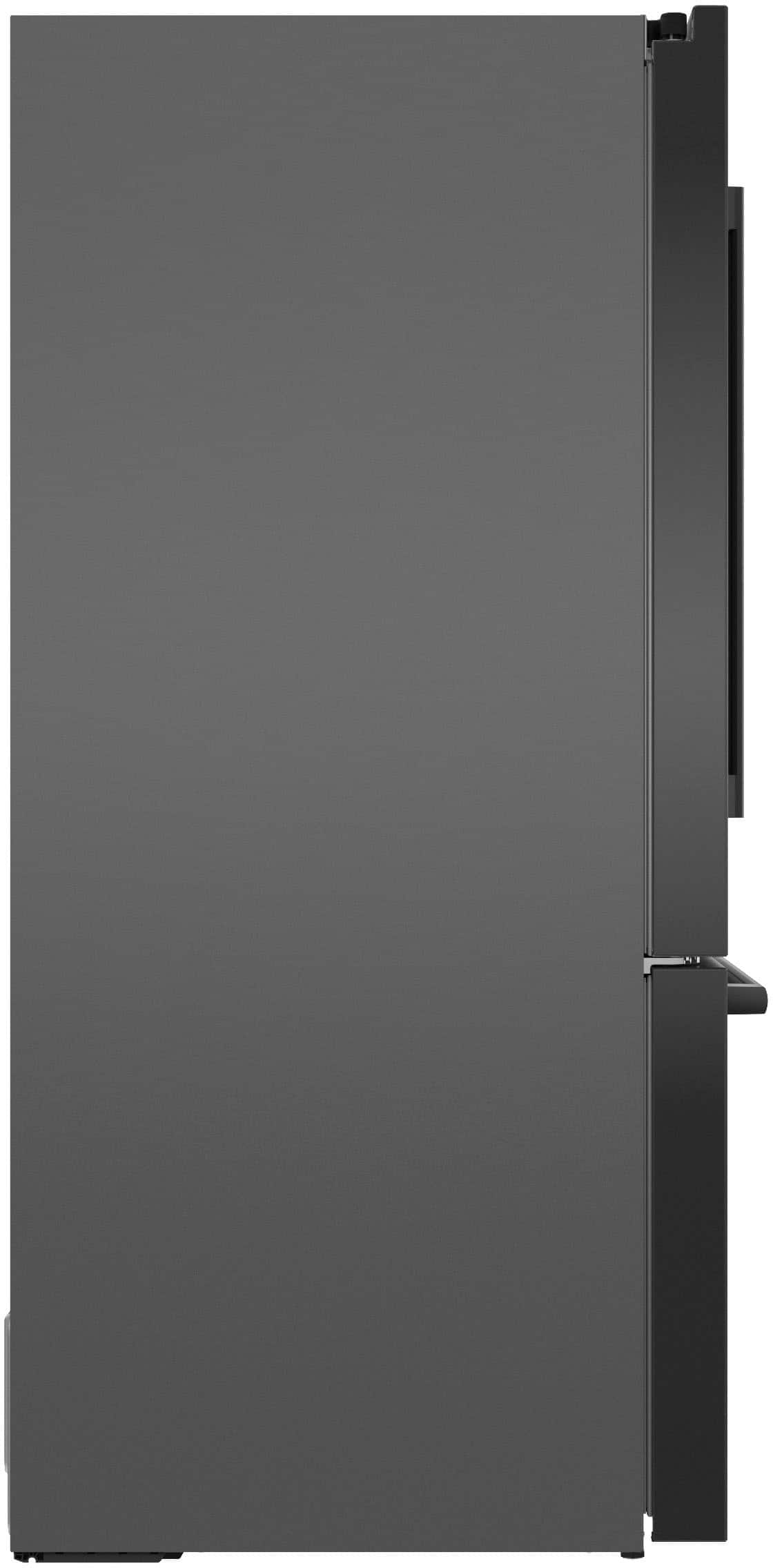 Alt View 1. Bosch - 500 Series 26 Cu. Ft. French Door Smart Refrigerator with External Water and Ice - Black Stainless Steel.