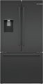 Front Zoom. Bosch - 500 Series 26 cu. ft. French Door Standard-Depth Smart Refrigerator with External Water and Ice - Black stainless steel.