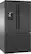 Angle. Bosch - 500 Series 26 Cu. Ft. French Door Smart Refrigerator with External Water and Ice - Black Stainless Steel.