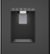 Alt View Zoom 5. Bosch - 500 Series 26 cu. ft. French Door Standard-Depth Smart Refrigerator with External Water and Ice - Black stainless steel.