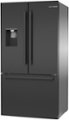 Left Zoom. Bosch - 500 Series 26 Cu. Ft. French Door Smart Refrigerator with External Water and Ice - Black Stainless Steel.