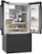 Alt View Zoom 4. Bosch - 500 Series 26 cu. ft. French Door Standard-Depth Smart Refrigerator with External Water and Ice - Black stainless steel.