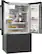 Alt View 4. Bosch - 500 Series 26 Cu. Ft. French Door Smart Refrigerator with External Water and Ice - Black Stainless Steel.
