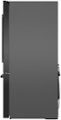 Left Zoom. Bosch - 500 Series 26 cu. ft. French Door Standard-Depth Smart Refrigerator with External Water and Ice - Black stainless steel.