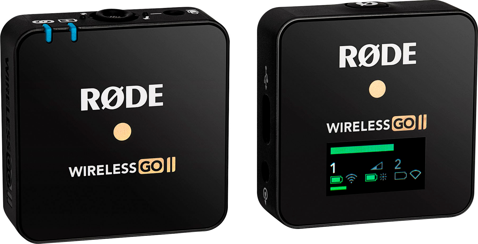 Angle View: RØDE - WIRELESS GO II Single Set Wireless Microphone System