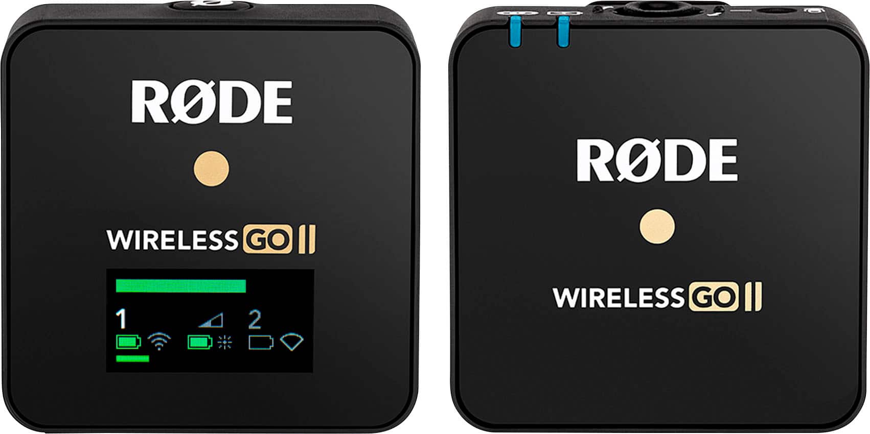 Front. RØDE - WIRELESS GO II Single Set Wireless Microphone System.