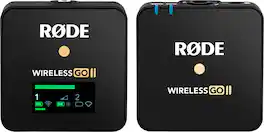 RØDE - WIRELESS GO II Single Set Wireless Microphone System - Black