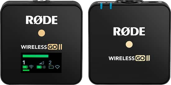 The RODE Wireless Go II Wireless Microphone System (Lapel Mic)