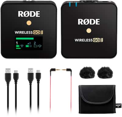 RØDE WIRELESS GO II Single Set Wireless Microphone System Black RØDE WIRELESS GO II Single Set Wireless Microphone System Black