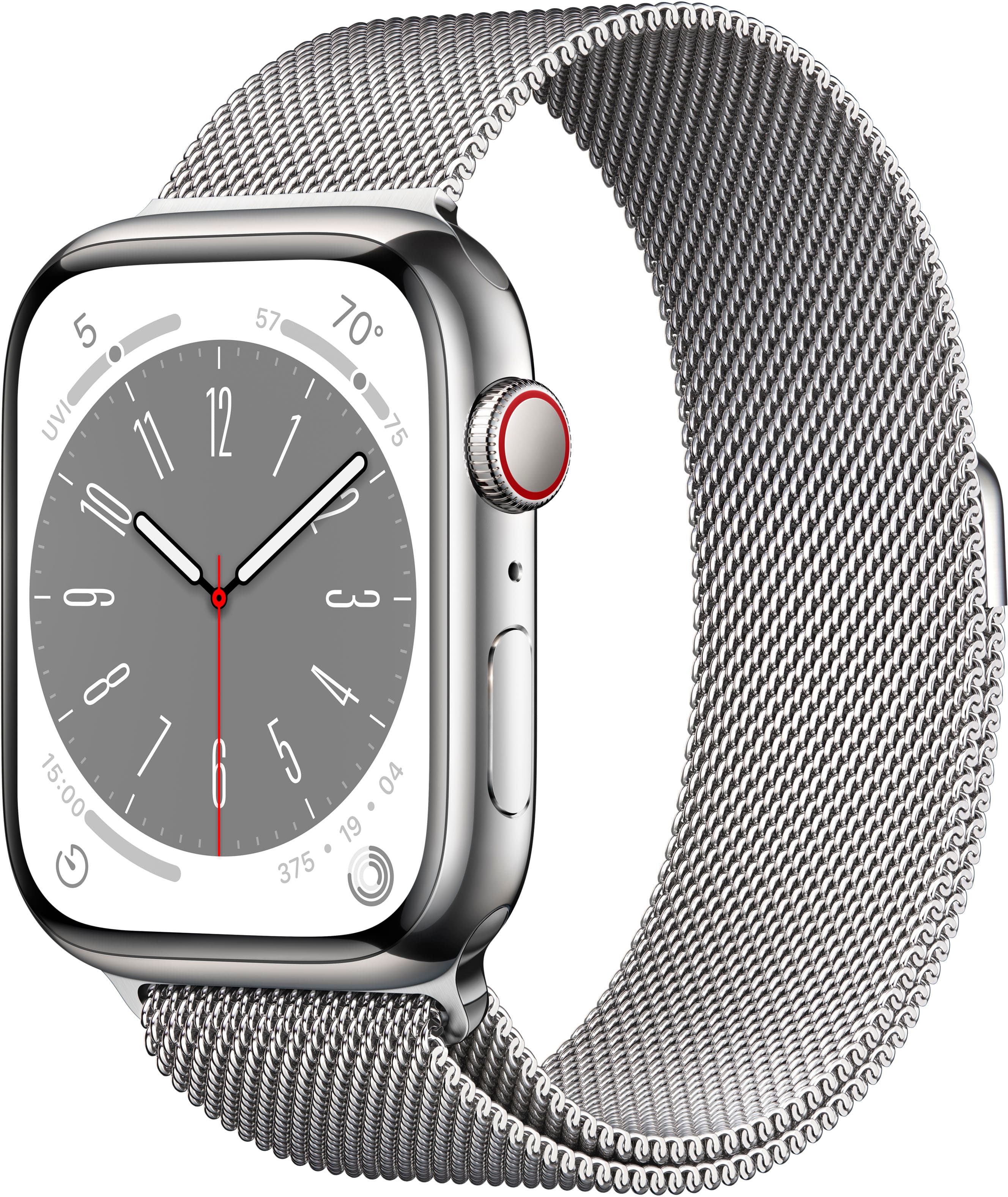 Apple watch silver milanese loop clearance band