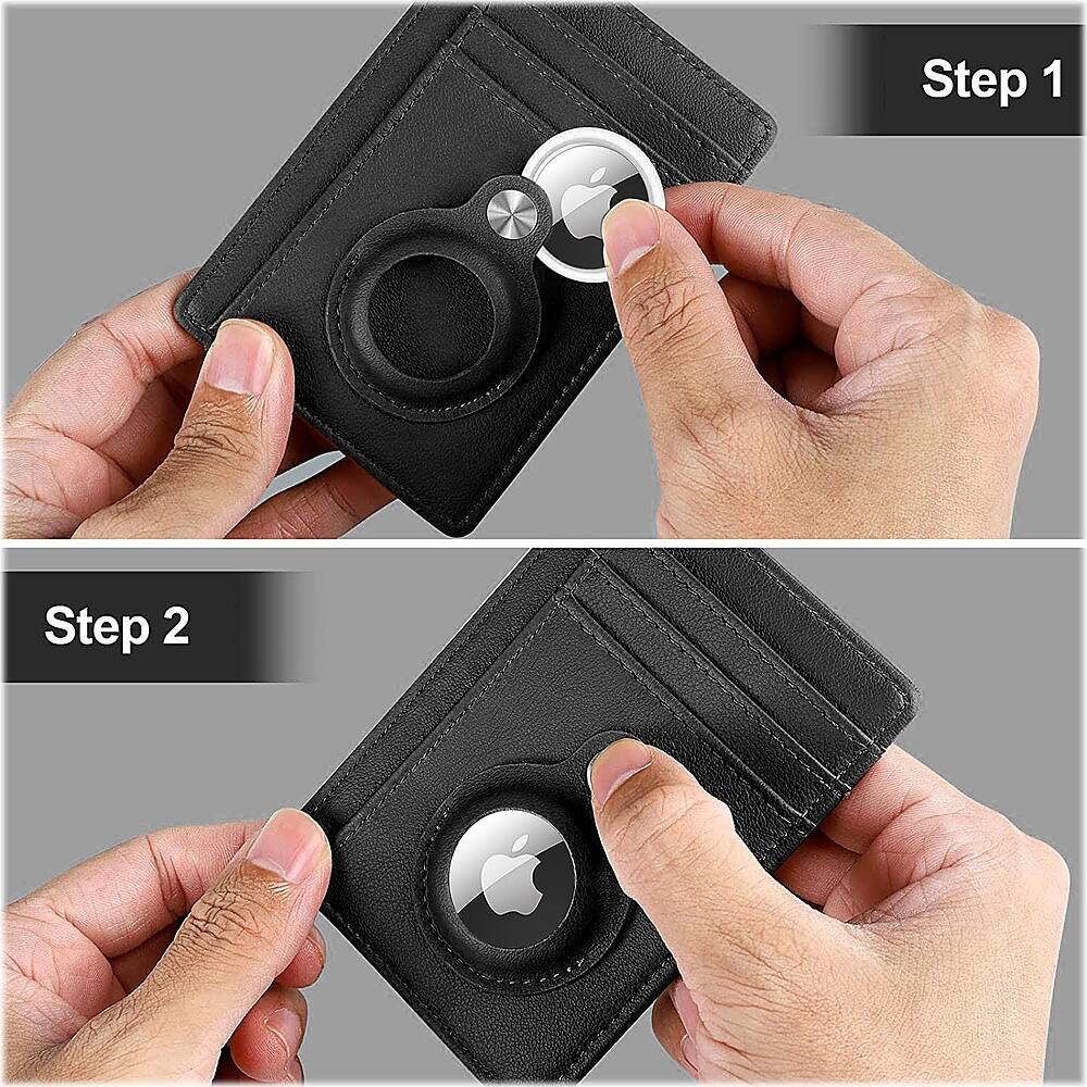 Step 1:
1. Remove the Apple logo from the wallet.
2. Pull the Apple logo out of the wallet.
Step 2:
1. Insert the Apple logo back into the wallet.
2. Replace the Apple logo in the wallet.