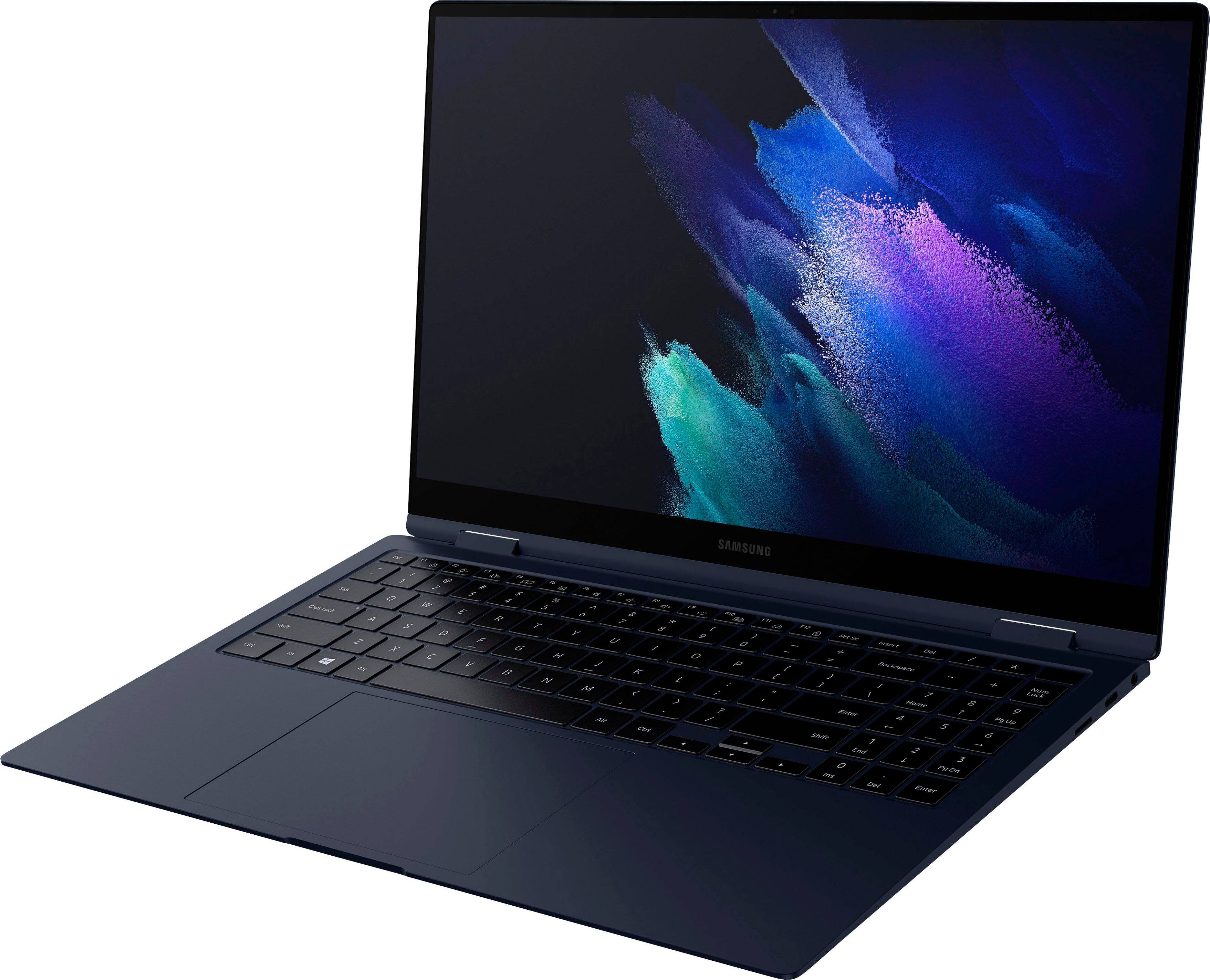 Alt View 12. Samsung - Geek Squad Certified Refurbished Galaxy Book Pro 360 15.6" Touch-Screen Laptop - Intel Core i7 - 16GB Memory - 1TB SSD - Mystic Navy.