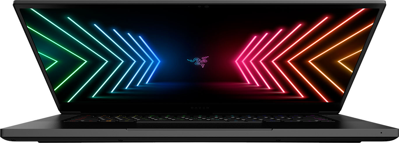 Left View: Razer - Geek Squad Certified Refurbished Blade 15 Advanced -15.6" Gaming Laptop - QHD-165HZ - Intel Core i7 - 16GB RAM - 1TB SSD - Black