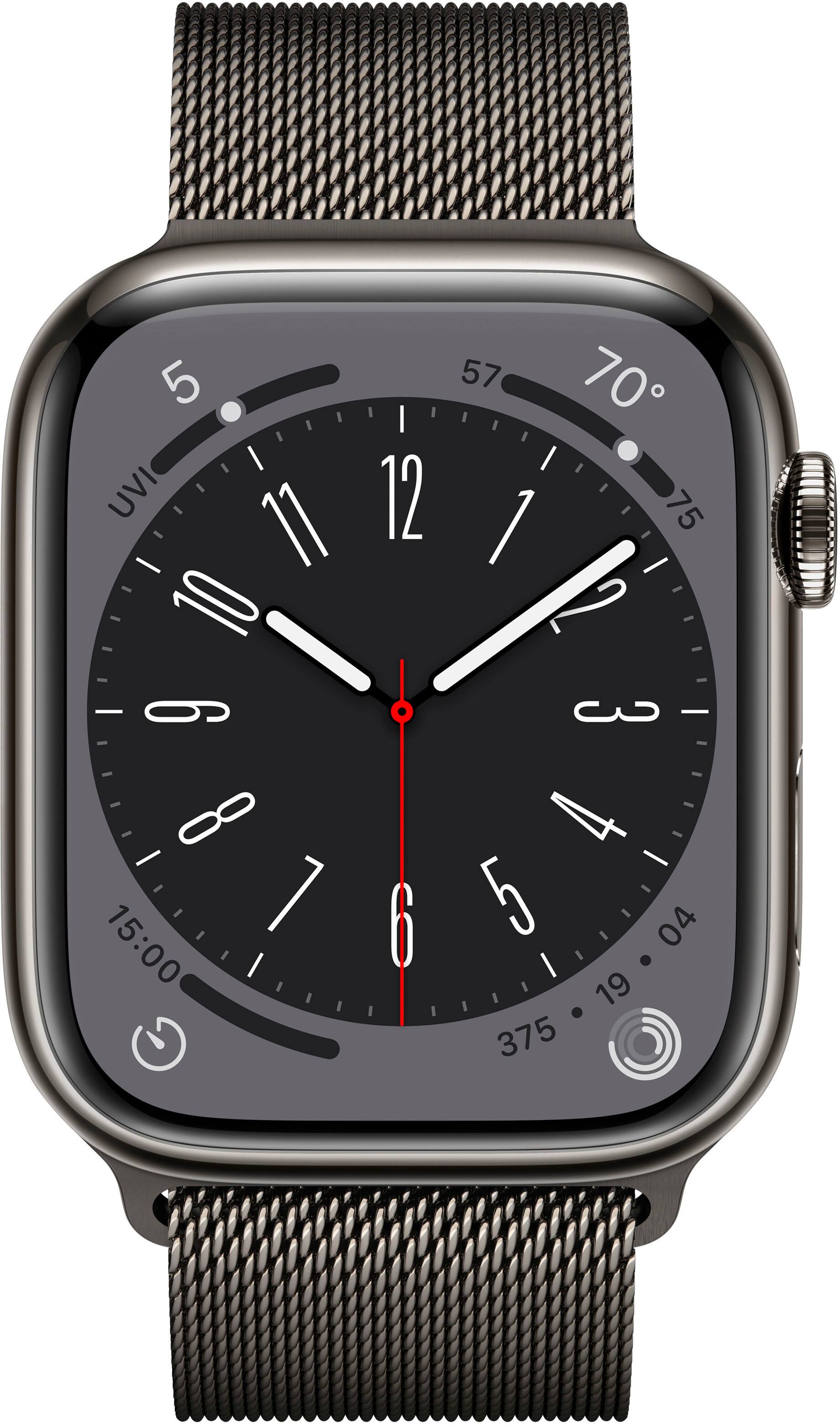 The image shows a watch face with the time of 15:00 displayed. The watch has a black face and a gray band. The numbers on the watch face are arranged in a circular pattern, with the numbers 1 through 12 positioned around the circumference. The watch also features a timer function, which is currently set to 70 minutes. The watch is prominently displayed against a white background, making it the main focus of the image.