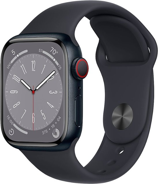 Apple Watch Series 7 GPS + Cellular 41mm Graphite Stainless Steel Case with