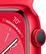 Left. Apple - Apple Watch Series 8 (GPS + Cellular) 41mm Aluminum Case with (PRODUCT)RED Sport Band - S/M - (PRODUCT)RED.