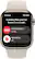 Alt View 3. Apple - Apple Watch Series 8 GPS + Cellular 41mm Gold Stainless Steel Case with Starlight Sport Band - M/L - Starlight.